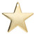 10 Gold Plated Brass 17x17mm Star Drop Charms Perfect For Stamping