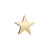 10 Gold Plated Brass 17x17mm Star Drop Charms Perfect For Stamping