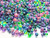 Bead Mix, Speckled Glass 4-8mm Shapes & Sizes Mix w/ 0.8-1.1mm Hole (Approx. 650)