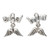 2 Antiqued Pewter 18x18mm ANGEL & Wings Charms *