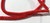 1 Strand(175) Red Luster 4x1.5mm Rondelle Glass Beads with 0.6-0.8mm Hole *