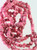 35" Strand Fuchsia Pink Imitation Turquoise 5x5mm Cube Beads *