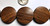 Bead, 8 Acrylic Brown with Wood Grain 25mm Flat Round Coin Beads with 2mm Hole *