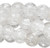 Clear Crystal Crackle Glass 10mm Round Beads with 1-1.3mm Hole 1 Strand(40)