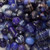 Bead Mix, 100 Grams (60-100 Beads) Fancy Cobalt Blue Lampworked Glass Bead Mix with 1-2mm Hole