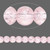 1 Strand Bright Pink Crackle Glass 5mm Round Beads *