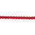 Bead, 1 Strand(100) Czech Pressed Glass Transparent Ruby Red 4mm Round Beads 0.8-1mm Hole