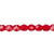 Bead, Czech Fire Polished Ruby Red 6mm Faceted Round Glass Beads with 1-1.2mm Hole 1 Stand (67)