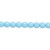 1 Strand(67) Czech Glass Opaque Turquoise Blue 6mm Round Beads with 0.7-1.1mm Hole