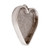 1 Antiqued Gold Plated Pewter Large Heart Bezel Pendant