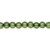 1 Strand Hemalyke Magnetic Pearl Emerald Green 6mm Round Beads with  0.5-1.5mm Hole