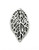 18 Antiqued Silver Metal Leaf Charms ~  10x16mm Leaves