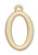 8 Matte Gold Plated Pewter 19x13mm Open Oval Drop Charms  *