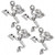 4 Antiqued Silver Pewter Hopping Frog Charms  ~ 24x18mm  *