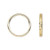 100 Gold Plated Steel 20mm Round Split Rings with 16.6mm ID Key Rings