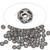 100 Antiqued Silver Plated 4mm Cut Out Round Spacer Beads with 0.6mm Hole