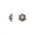 Bead Cap, 24 Antiqued Silver Pewter 9.5x4.5mm Round Flower Bead Caps to Fit 8-10mm Beads *