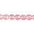 50 Pink Czech Pressed Glass Fire Polished 8mm Round Beads with 1.1-1.3mm Hole