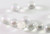 10 AB Clear 6mm Flat Bottom Faceted Round Glass Embellishments *