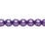 1 Strand(50) Czech Glass Opaque Satin Purple Druk 8mm Round Beads