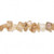 36" Strand Honey Gold Glass Chip Beads ~ 3-6mm  *