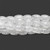 Bead,  Clear Crackle Glass 7x5mm-7x6mm Oval Beads with 0.8mm Hole 5 Strands (270)