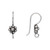 Ear Wire, 5 Pair Antiqued Silver Plated Copper 18 Gauge 23mm Fish Hook Earwire Earrings