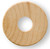 Washer, 25 Hard Wood 1 1/2 Inch Circle Donut Washer Woodlets with 1/2" Hole