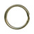 12 Antiqued Brass Plated Steel 20mm 3/4" Round Split Rings Key Rings *