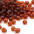 Seed Bead, 10 Grams Teardrop Fringe Glass Beads ~ 4x3.4mm ~ Dark Amber Yellow