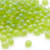 Seed Bead, 10 Grams(180) Matte Rainbow Lime Green 4x3.4mm Teardrop Fringe Glass Beads (DP143FR)