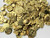 Component Mix, Gold Plated Brass with 100 Grams Approximately 585-600 Pieces  *
