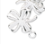 Charm, Drop, 144 Silver Plated Brass 8x8mm Four Leaf Clover Charms Shamrock *