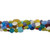 Beads, India, Glass, MATTE Craft 4mm-22x10mm Mixed Shape Beads with 1.3-1.5mm Hole (5 Strands)