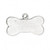 Charm, Dog, 4 Antiqued Silver Plated Pewter 32x16mm Dog Bone Blank Charms *