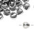 Bead, 100 Silver Plated Brass 5x5mm Smooth Pear Teardrop Beads with 0.9mm Hole