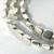 1 Strand Silver Plated Brass 6x6x3mm Flat Square Pillow Beads with 0.8mm Hole *