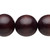 1 Strand Chocolate Brown Taiwanese Cheesewood 19-20mm Round Beads with 2.5-3mm Hole