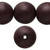 1 Strand Chocolate Brown Taiwanese Cheesewood 19-20mm Round Beads with 2.5-3mm Hole