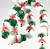 Beads, Snowman, Lampwork Glass White 12x25mm 3 Dimensional SnowMan Beads 1 Strand Winter Snow Men *