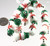 Beads, Snowman, 6 Lampwork Glass White 12x25mm 3 Dimensional SnowMan Beads Winter Snow Men *