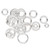 Jump Ring MIX, (25-30) Anti-Tarnish Sterling Silver Filled 4-10mm Round 16-20 Gauge