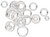 Jump Ring MIX, (25-30) Anti-Tarnish Sterling Silver Filled 4-10mm Round 16-20 Gauge