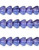 50 Satin Purple Salvia Czech Glass 6x4mm Baby Bell Cone Flower Beads