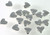 Bead, Heart, 17 Silver Plated Pewter 7x8mm Double Sided Heart Beads *
