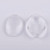 6 Clear Glass 30x22mm Oval Picture Pebbles that Magnify Images *