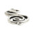 2 Antiqued Silver Plated Pewter S Shape 32.9 x 14.4 x 2.1mm Swirl Link Connectors