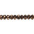 Bead, Opaque Bronze Czech Fire Polished Glass 7x5mm Rondelle Beads 1 Strand(90)  *