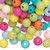 504 Acrylic Round 8mm Beads ~ Opaque Spring Color Mix