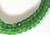 1 Strand(78) Green Crackle Glass 5x5mm-6x6mm Square Cube Beads with 1mm Hole *